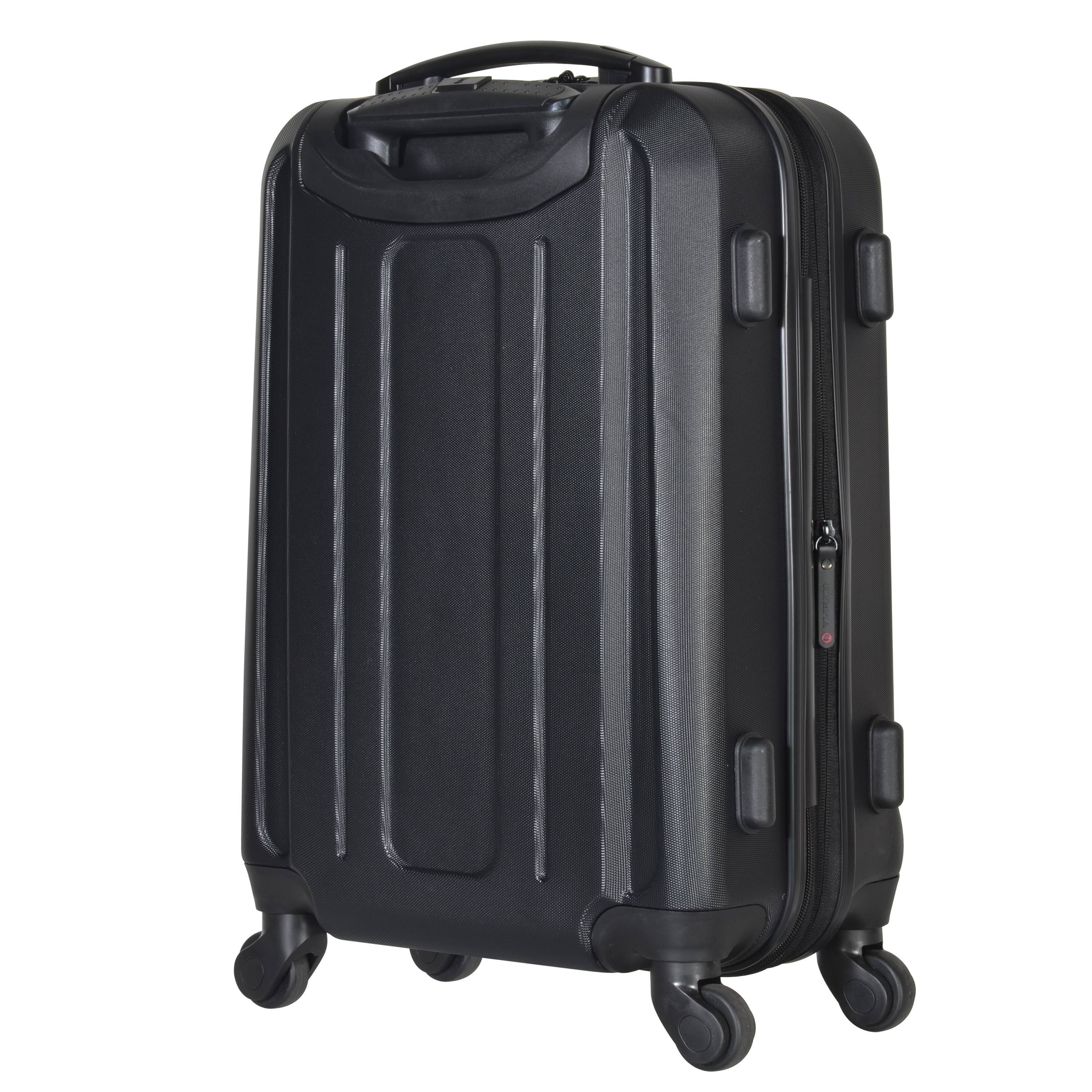 Olympia Apache II Carry-On Hardside Spinner Suitcase - 21x22 - Black