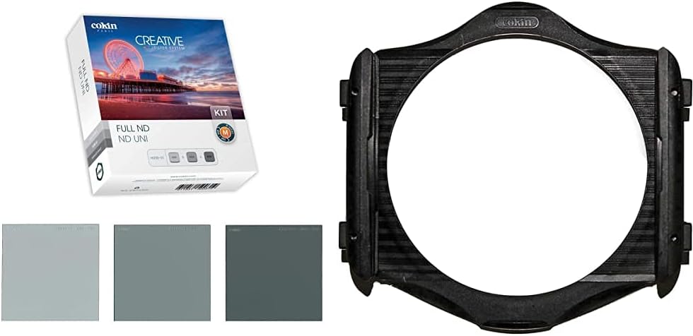 Cokin Square Filter Full ND Creative Kit - Includes ND2 (1-Stop), ND4 (2-Stop), ND8 (3-Stop) for L (Z) Series Holder - 100mm X 100mm