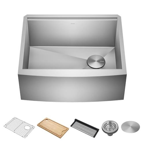 KRAUS Kore Workstation Stainless Steel Kitchen Sink