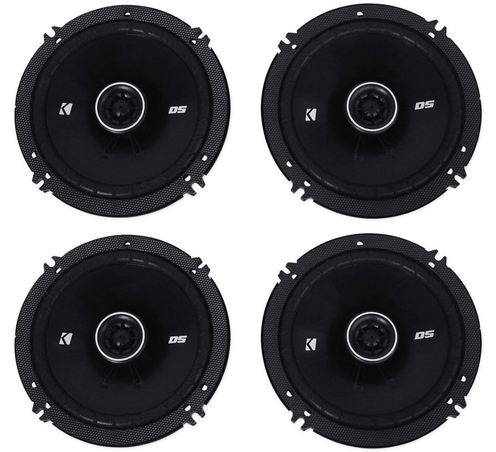 Kicker 4 43DSC6504 6.5 240 Watt 2-Way 4-Ohm Car Audio Coaxial Speakers DSC6504