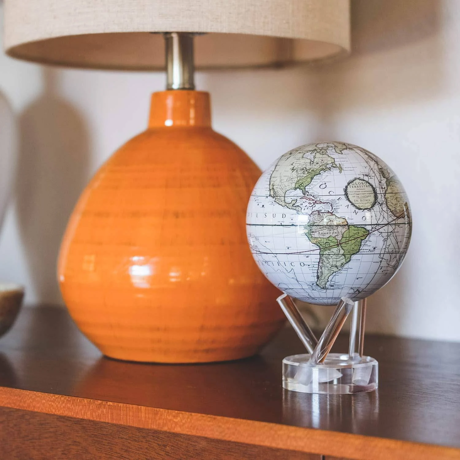 4.5x22 White Cassini Terrestrial MOVA Globe