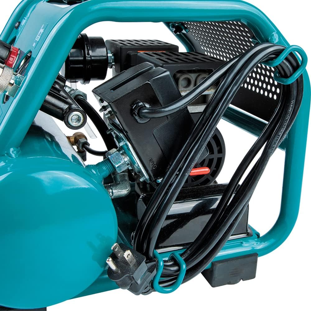 Makita MAC100Q Quiet Series, 1/2 HP, 1 Gallon Compact, Oil-Free, Electric Air Compressor
