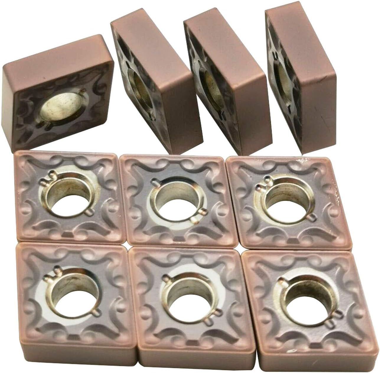 ASZLBYM 5/8" 36PCS Indexable Carbide Lathe Turning Tool Insert Holder Bit Set MTJNR1616H16 + MWLNR1616H08 + MCLNR1616H12 with CNMG 431 + WNMG 431 + TNMG 331 Indexable Carbide Turning Insert Blades