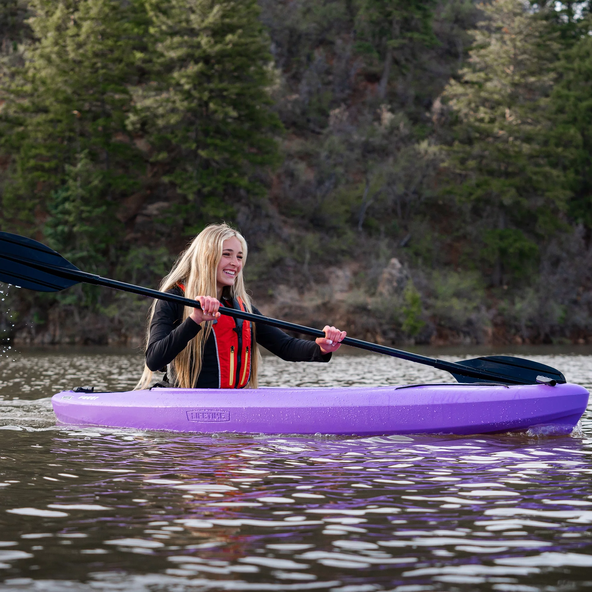 Lifetime Pacer 8 ft Sit-Inside Kayak, Lavender (91119)