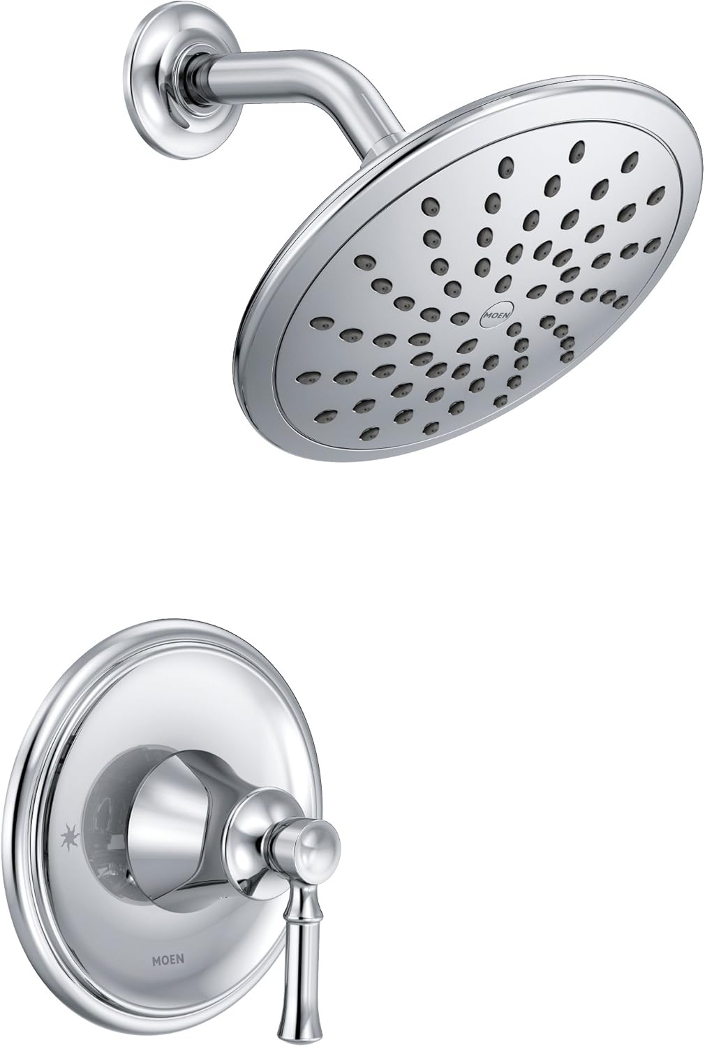 Moen T2282EP Dartmoor Shower Only System with Rainshower Showerhead without Valve, chrome