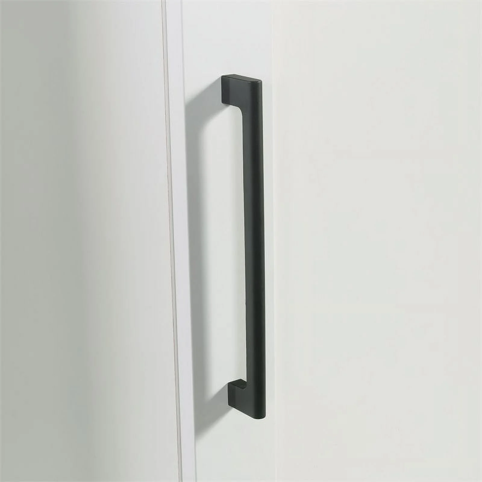Pemberly Row Transitional Engineered Wood Single Door Pantry in White