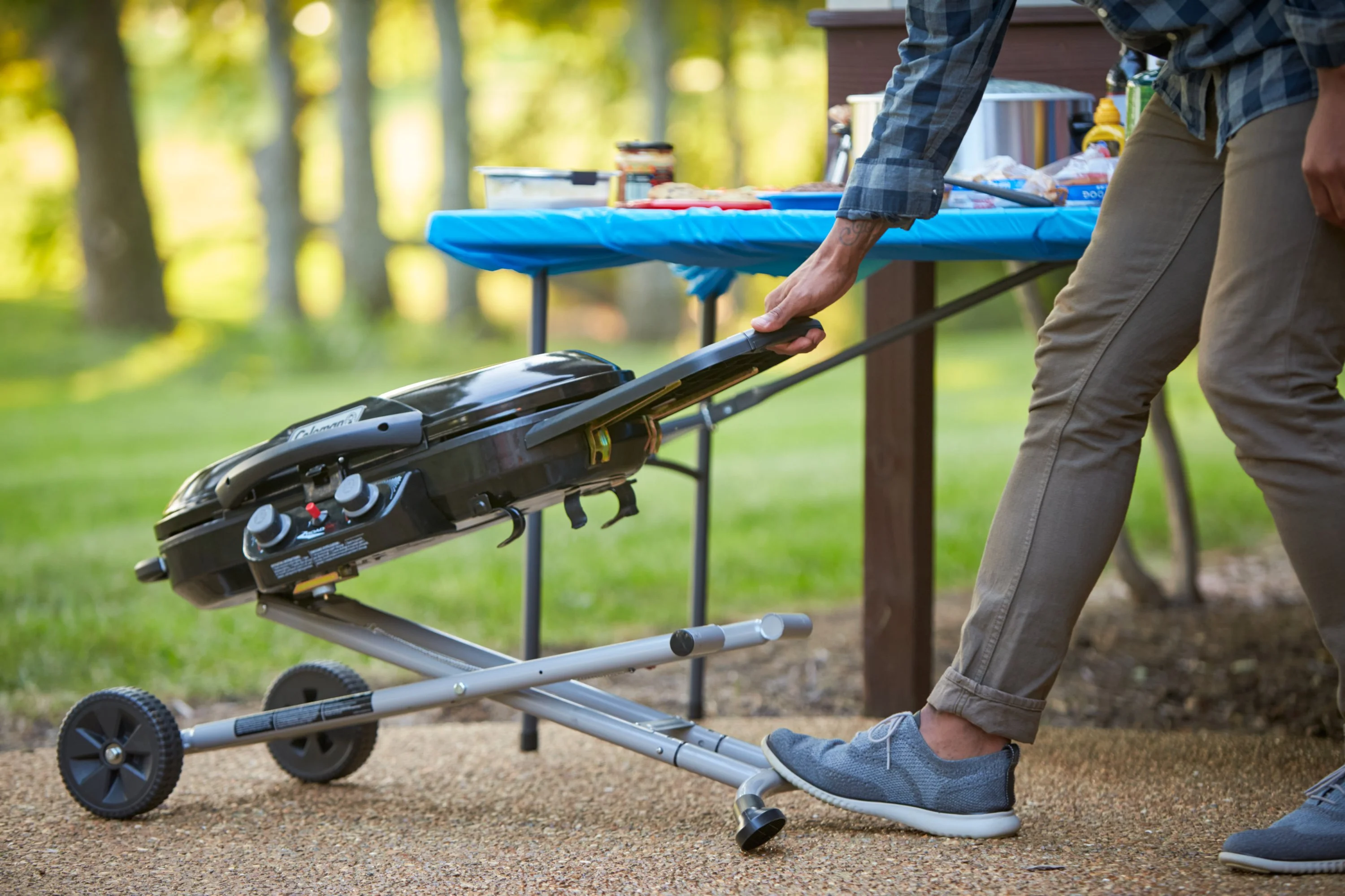 Coleman RoadTrip X-Cursion 2 Burner Propane Gas Portable Grill