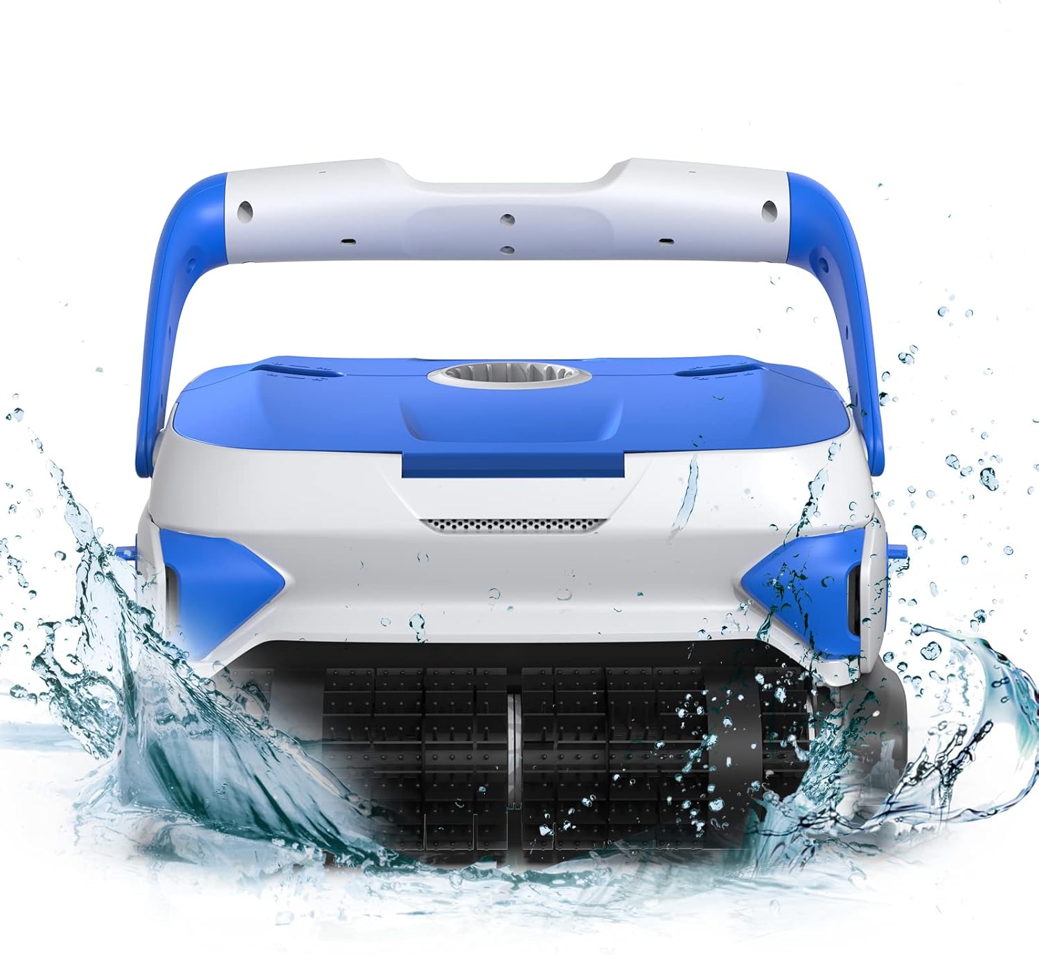 Cordless Robotic Pool Cleaner, Automatic Pool Robot Vacuum with 60-90 Mins Working Time, Rechargeable Battery, IPX8 Waterproof for Above/In-Ground Swimming Pools Up to 861 Sq Ft