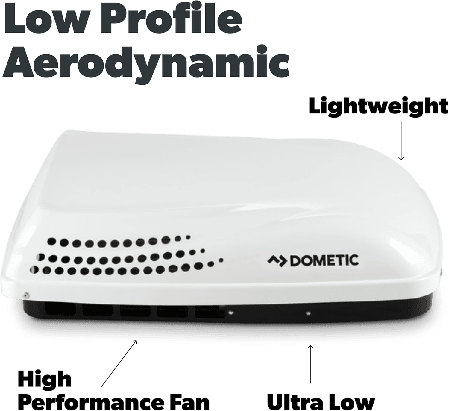 Dometic Penguin II High-Capacity Multi-Zone Air Conditioner with Heat Pump, White, 15K BTU (Hardware is Required for This Unit to be Fully Operational)