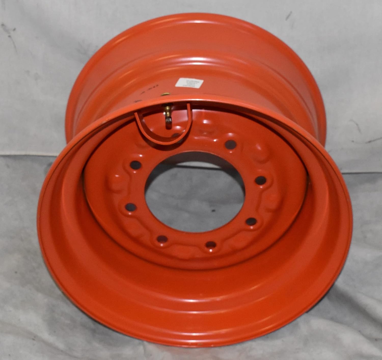 1-10x16.5 Rim 8.25x16.5 Skid Steer Rim Orange Color - 10-16.5 Rims