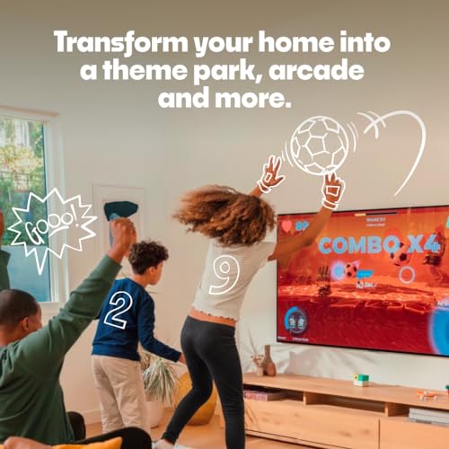 Nex Playground Active Play System System & Travel Case, Video Game Console for Kids & Families, Controller Free AI-Powered Motion Tracking, Great for Gaming Nights, Parties and Playdates