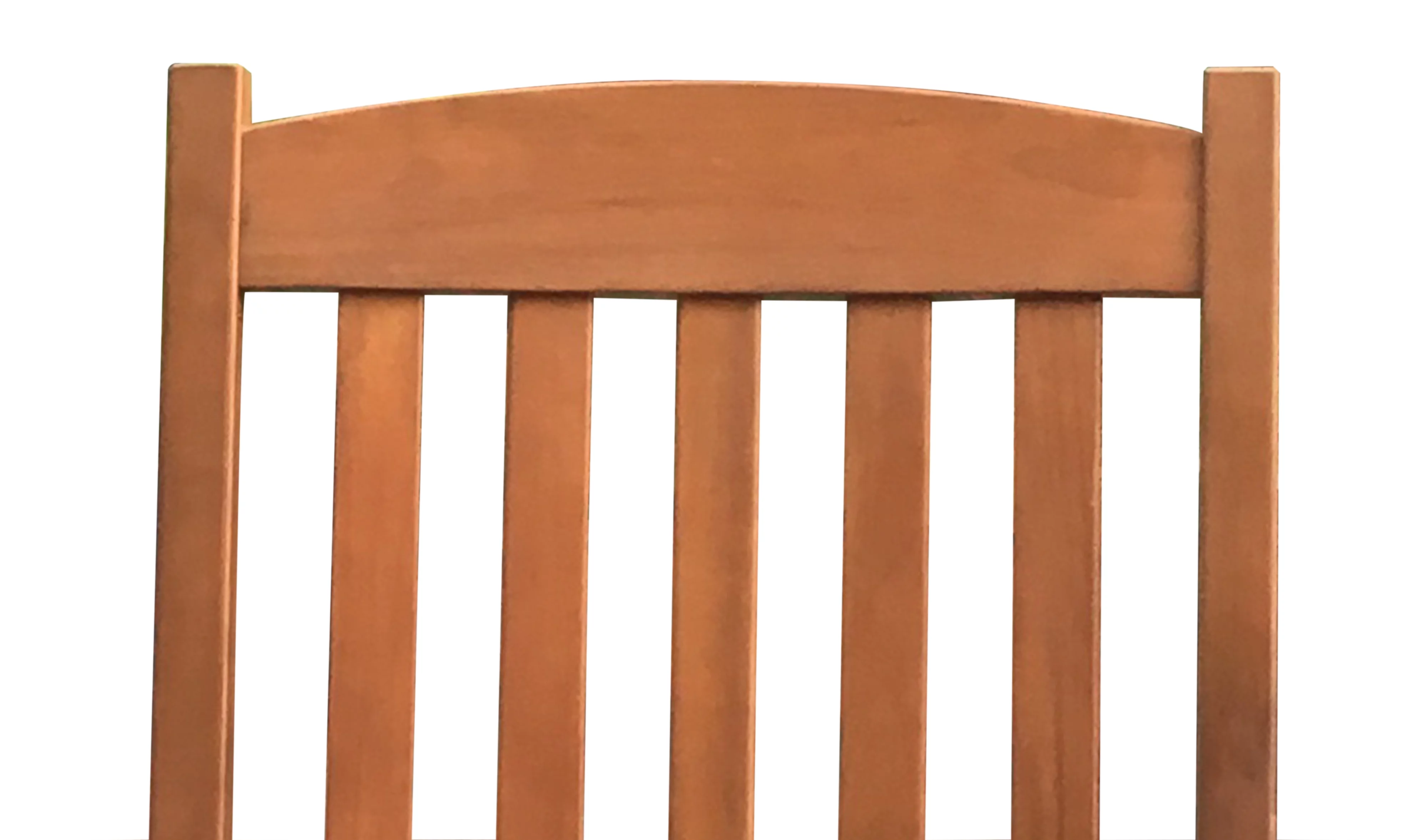 Mainstays Outdoor Wood Porch Rocking Chair, White Color, Weather Resistant Finish