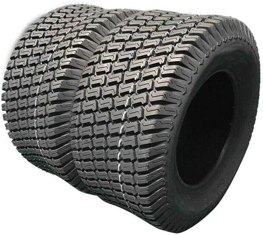 SUNROAD 2pcs 18x8.50-8 Garden Lawn Mower Turf Tires 4PR Tubeless Tire 18x8.50x8