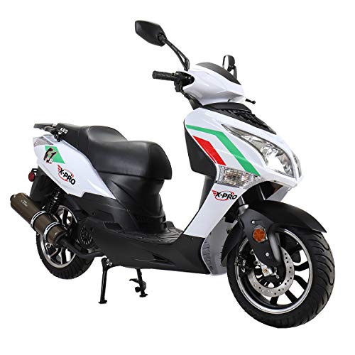 X-PRO 150cc Moped Street Gas Moped 150cc Adult Bike with 13" Aluminum Wheels! (Blue)