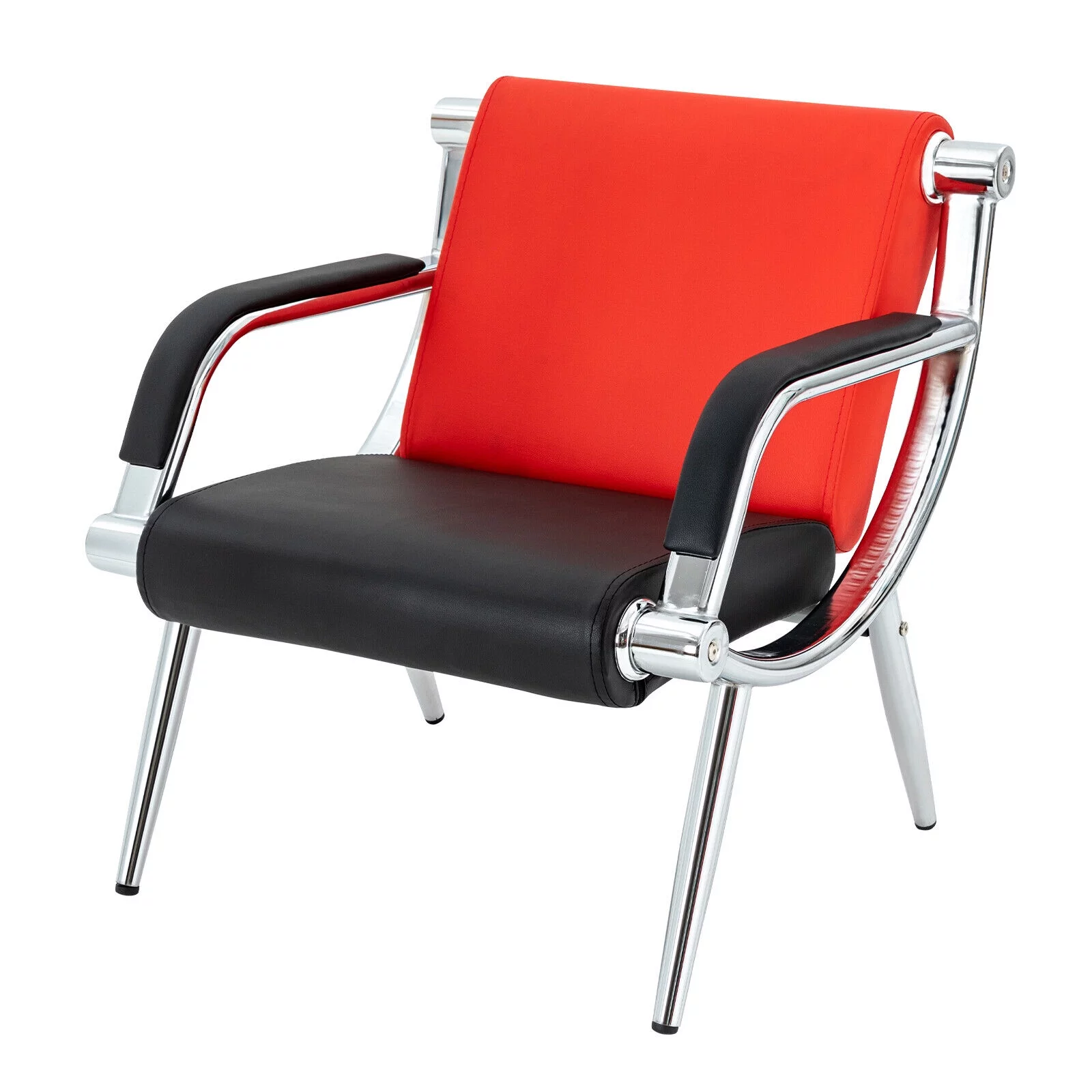 Miumaeov PU Office Reception Chair Office Reception Chairs Side Waiting Room Visitor Guest Sofa Waiting Room Chair Reception Seat Bench Waiting Chair Seat/Sofa with Armrest