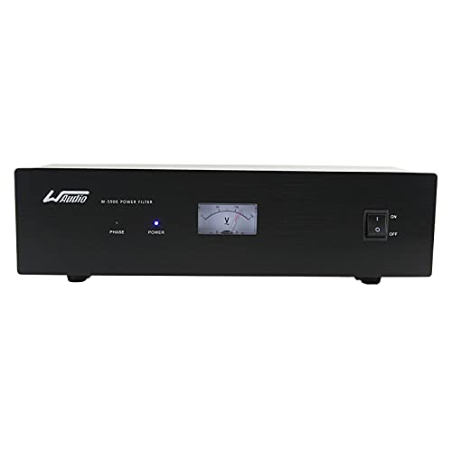 WAudio AC Noise Power Conditioner - Mains Purifier Audio Video Noise Filter Surge Protector with US Standard Sockets