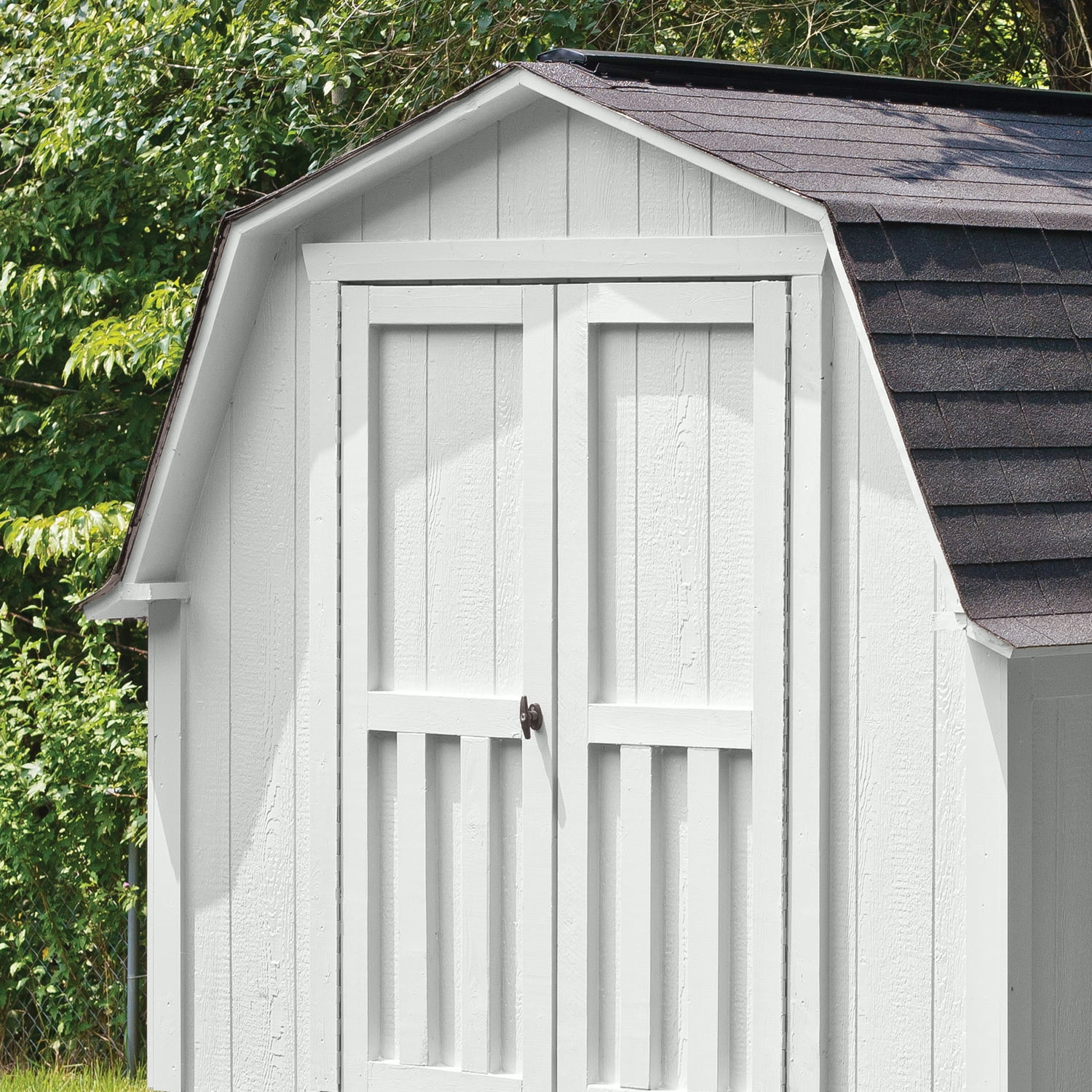 Glidden Grab-N-Go Barn & Fence Wood Exterior Paint Flat, White, 1 Gallon