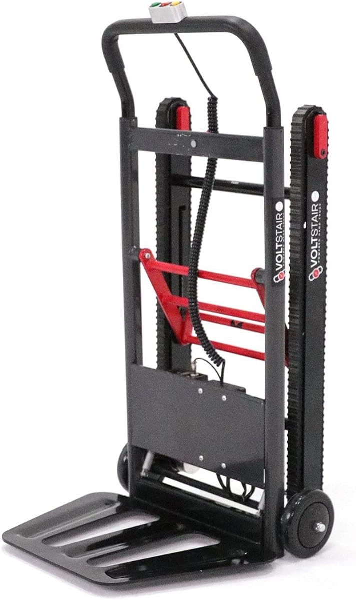 Voltstair GO Portable Electric Battery Powered Motorized Stair Climbing Hand Truck with 150lb. Lift Capacity