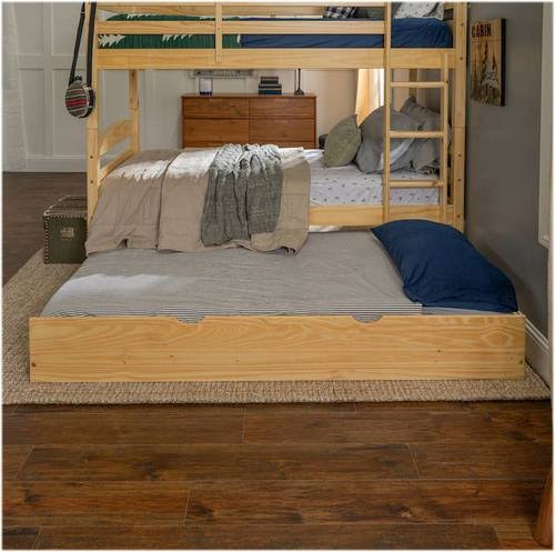 Walker Edison - Trundle Bed Frame - Natural