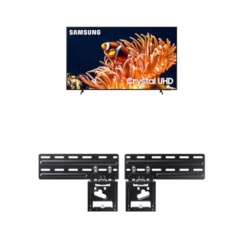 Samsung 43-Inch Class 4K Crystal UHD DU8000 Series HDR Smart TV w/Object Tracking Sound Lite, Motion Xcelerator 120Hz, Ultra Slim Design, Gaming Hub, Alexa Built-in (UN43DU8000, 2024 Model)