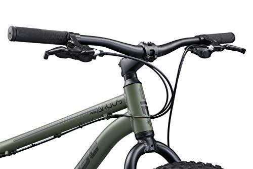 Mongoose Argus Trail or ST Fat Tire Mountain Bike, 20, 24 or 26 Inch Bike for Kids and Adults, 7 or 16 Speed, Aluminum or Steel Frame, Knobby Mountain Fat Tires, Mechanical Disc Brakes