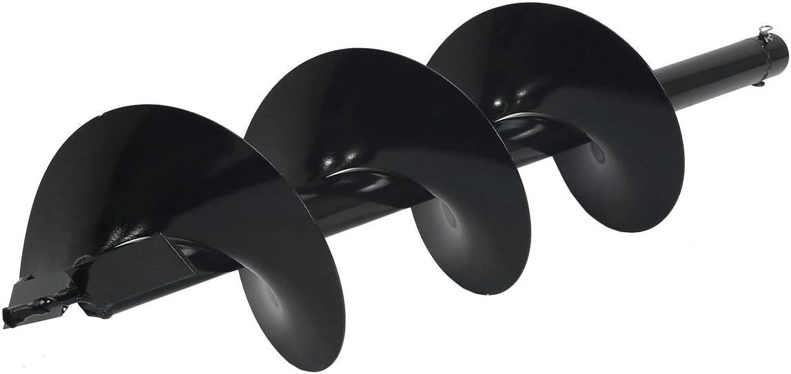 XtremepowerUS Post Hole Digger Replacement Auger Bits Earth Auger Digging Bit Only (8") Pack of 2