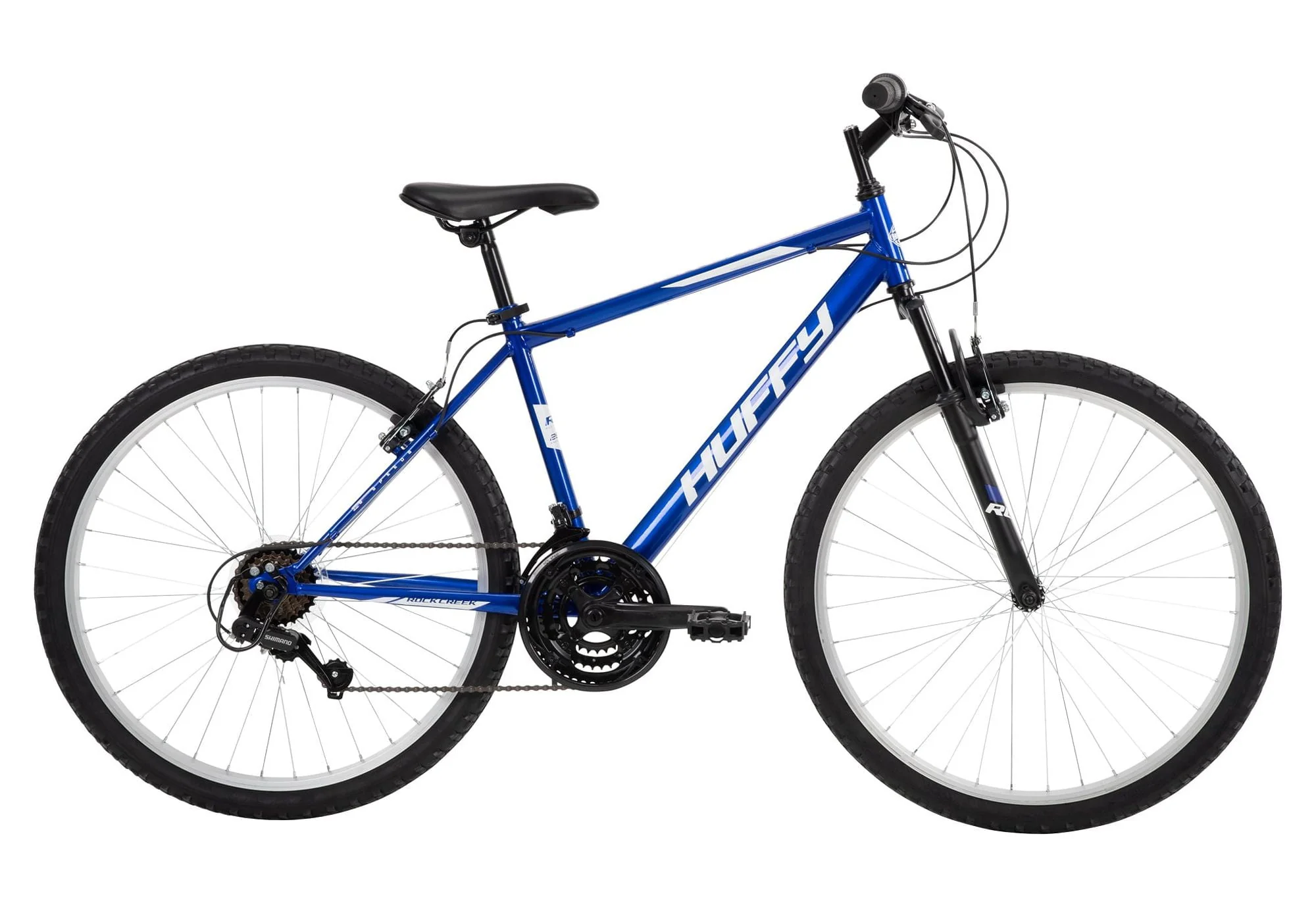 Huffy 26-inch Rock Creek Men's Mountain Bike, Ages 13 and Up, Blue