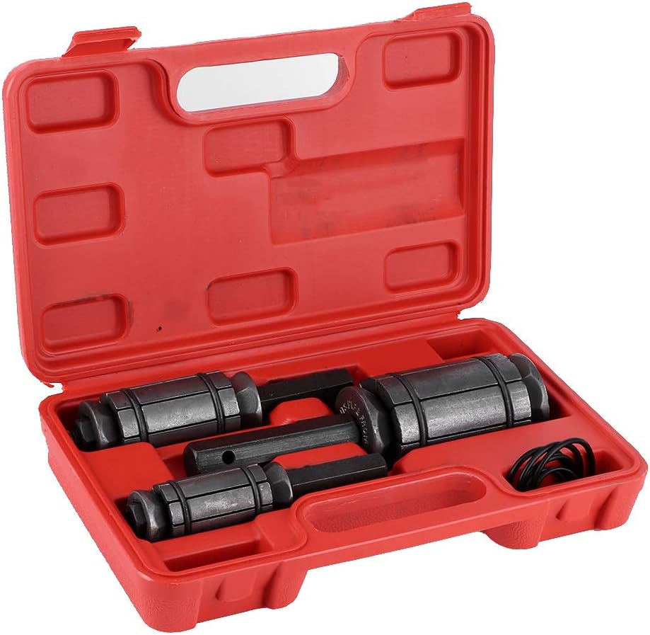 Tail Pipe Expander, 3pcs Steel Tail Pipe Expander Kit 1‑1/18in to 3‑1/2in Steel Exhaust Muffler Spreader Auto Tool for Tail Pipe Expander Exhaust Muffler Spreader Tail Pipe Dent Remover Tail Pipe Pack of 2