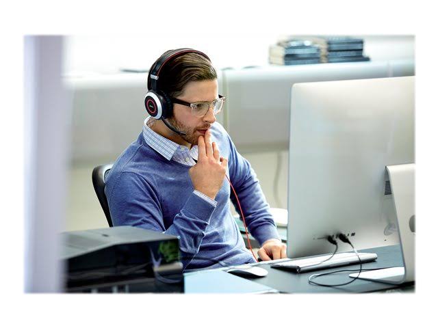 Jabra Evolve 80 Replacement Over-Ear Headset - Noise-Canceling