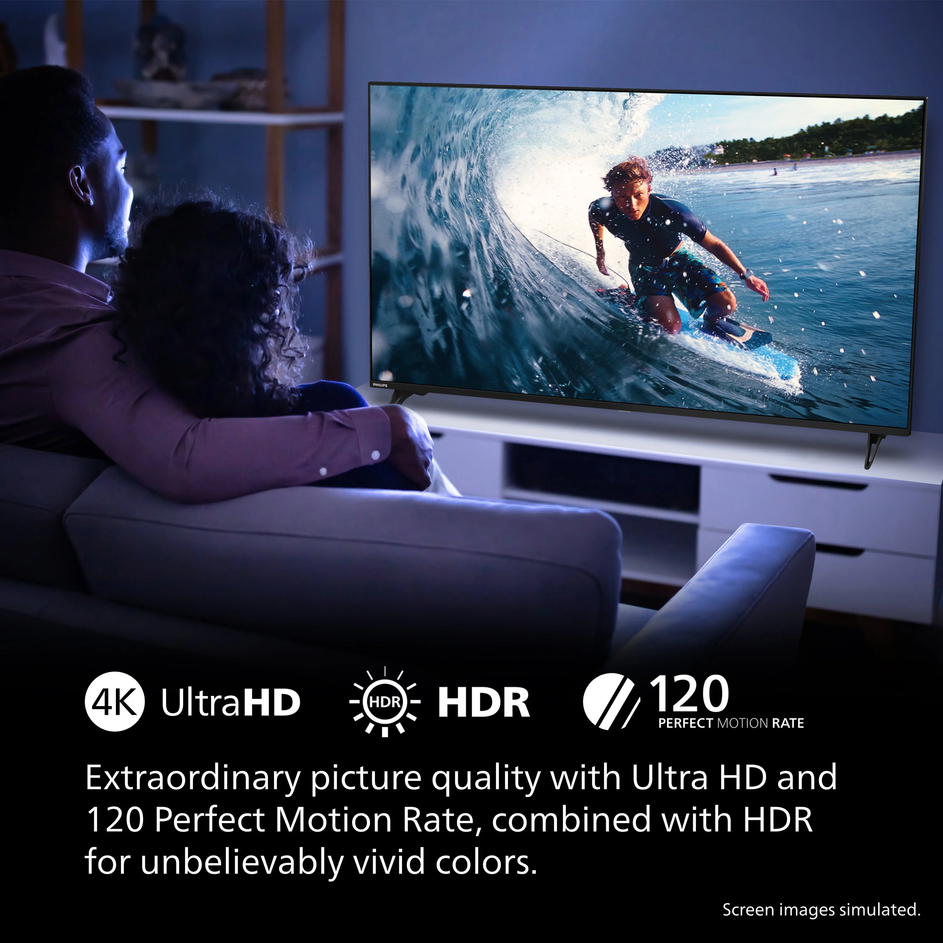 Philips 55 Class 4K Ultra HD (2160p) Google Smart LED TV (55PUL7552/F7)