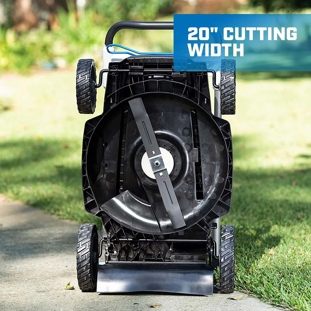 HART 40-Volt 20-inch Cordless Brushless Push Mower Kit, (1) 6.0Ah Lithium-Ion Battery