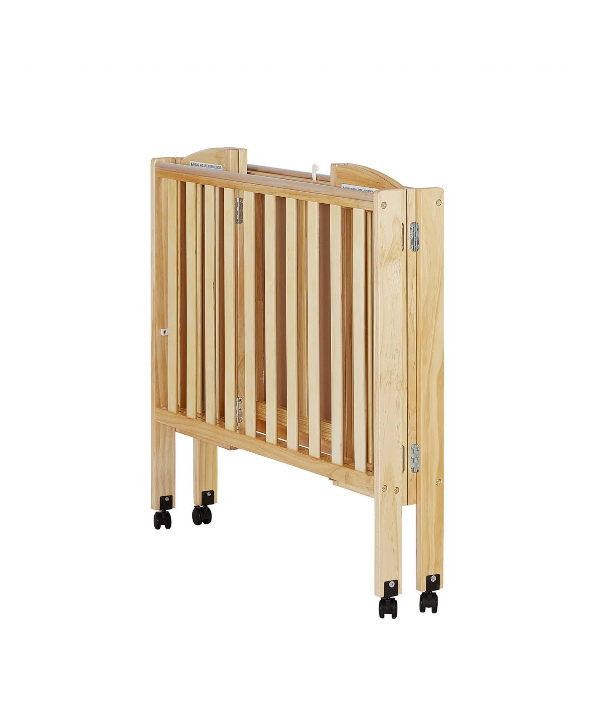 Dream On Me 2-in-1 Wood Folding Portable Crib, Cherry
