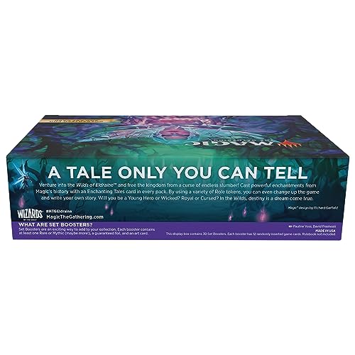 Magic: The Gathering Wilds of Eldraine Set Booster Box - 30 Packs (360 Magic Cards)