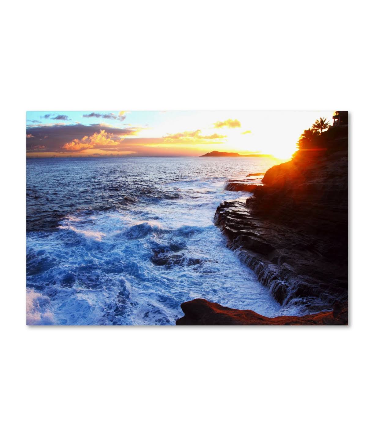 Trademark Fine Art Js0055-C3047Gg Jason Shaffer 'Hawaii 4' Canvas Art,