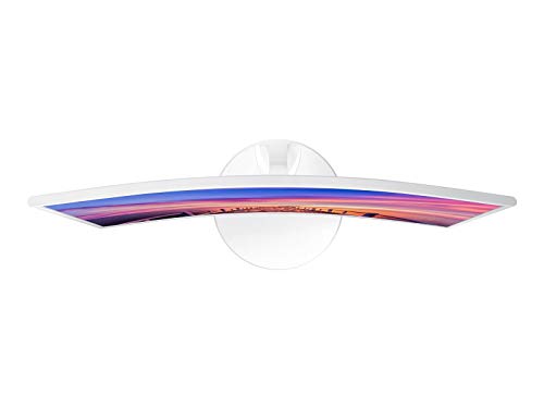 Samsung Gaming Curved Monitor for Business 27inch 1080p LED Widescreen AMD FreeSync 60Hz Refresh Rate 4ms 3000:1 Contrast Ratio Anti-Glare VGA D-Sub DisplayPort White, HDMI Cable