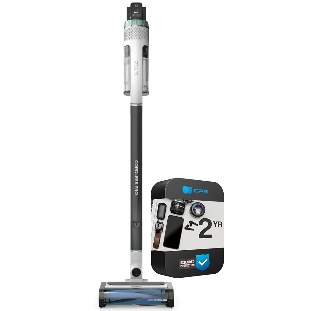 Shark IZ540H Cordless Pro Stick Vacuum with Clean Sense IQ Technology (Renewed) Bundle with 2 YR CPS Enhanced Protection Pack