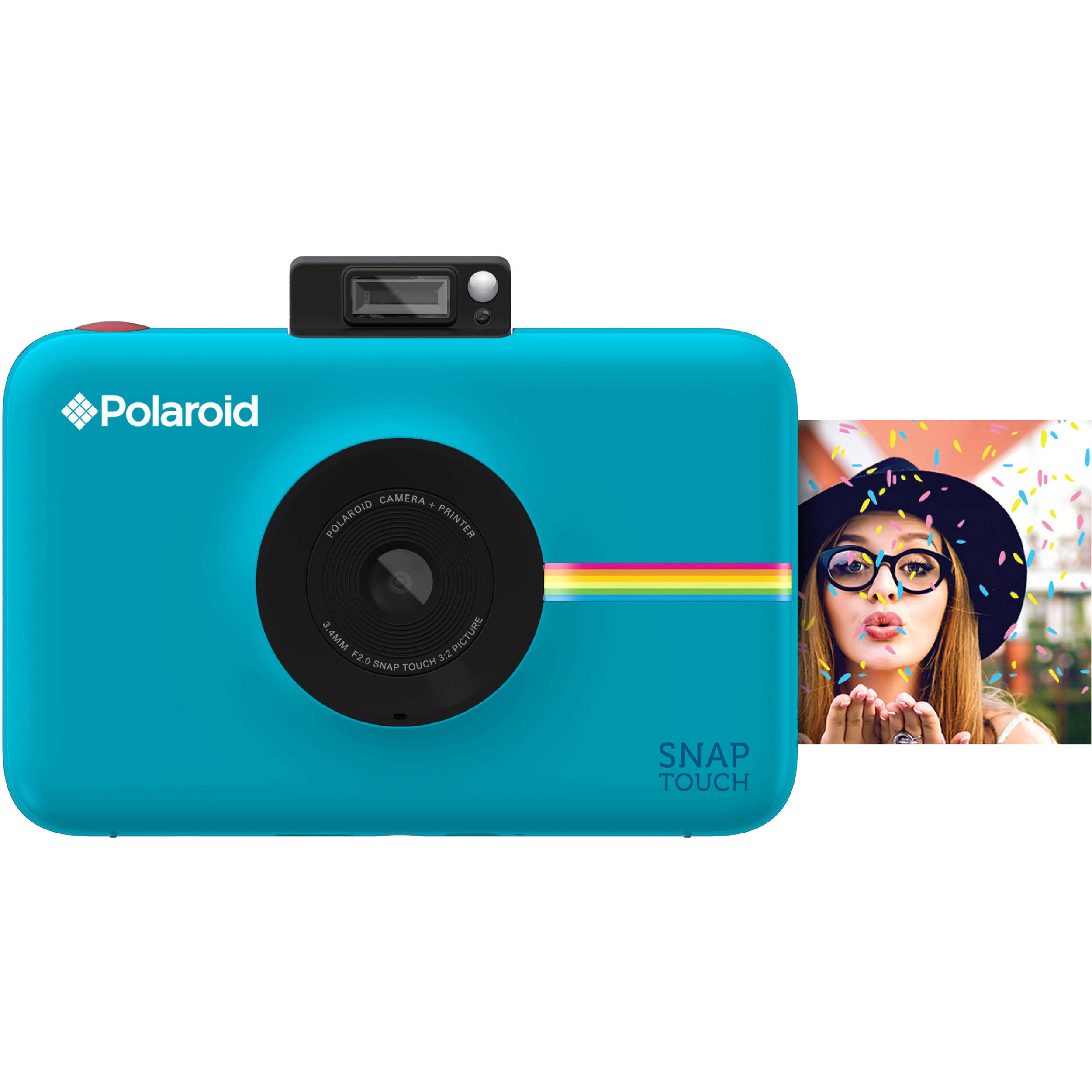 Polaroid Snap Touch Instant Print Digital Camera with LCD Display Blue
