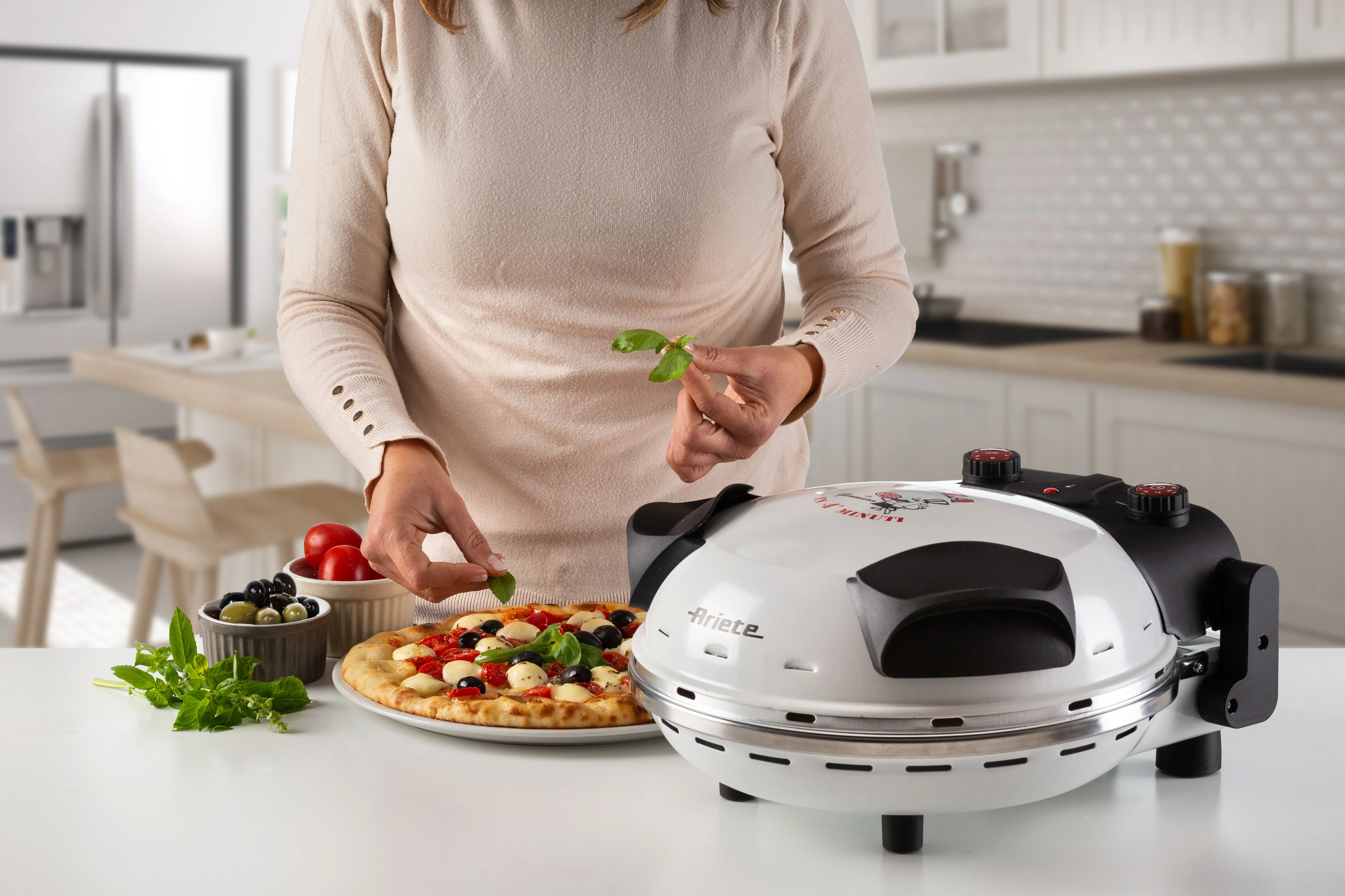 Pizza Oven for Homemade Pizza White