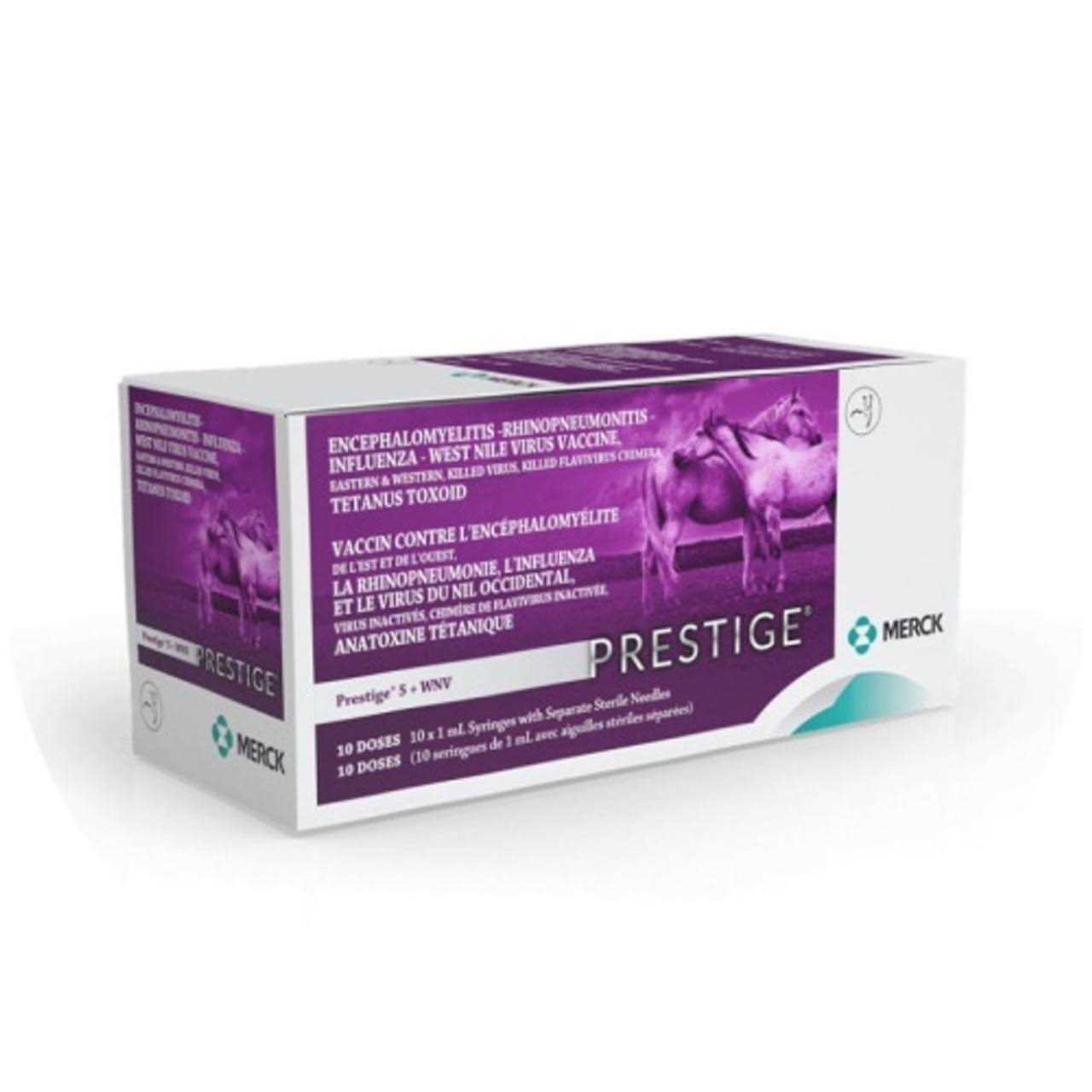 Merck Prestige 5 + WNV Vaccine - Pet Supplies online store