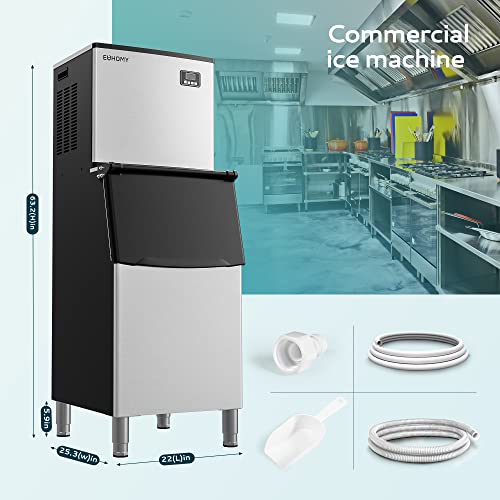 EUHOMY Commercial Ice Maker Machine