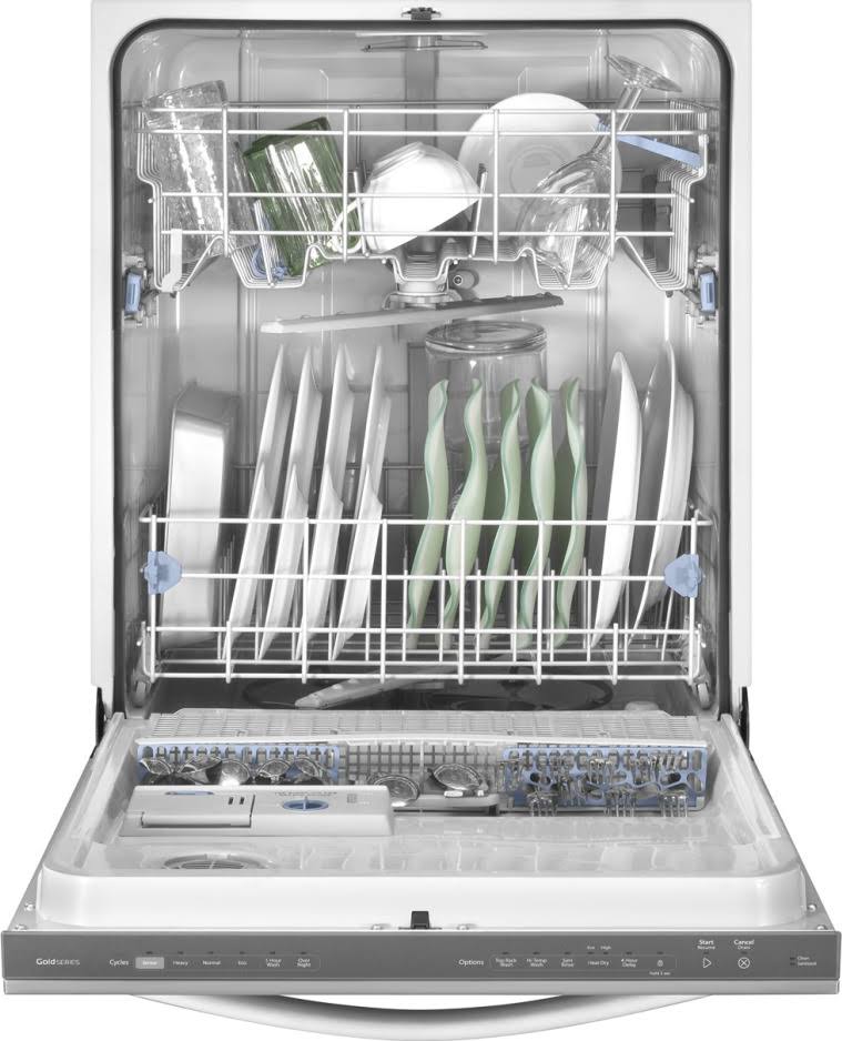 Whirlpool WDT710PAYW Gold 24 White Fully Integrated Dishwasher - Energy Star