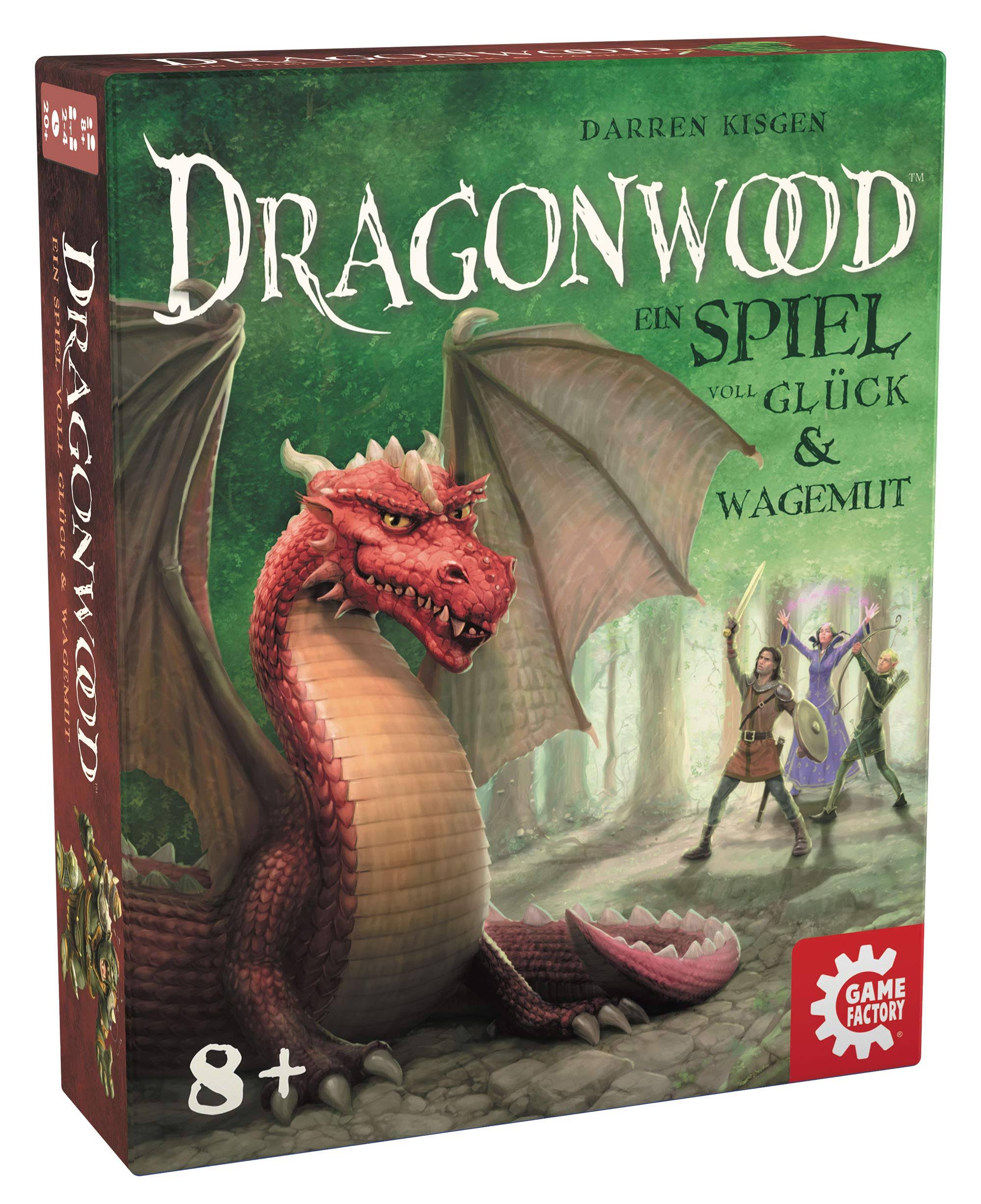 Game Factory 646213 Dragonwood, A Game Full of Happiness and darence, Card Game for Friends and Family, for Children Aged 8 and