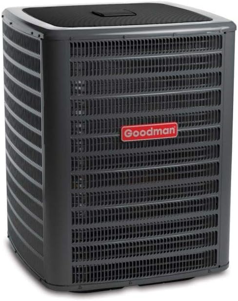 Goodman 4 TON 18 SEER Heat Pump Bundle (GSZC180481 AVPTC61D14)+Accessory Package of Whip, Disconnect, pad, Learning Thermostat and More!