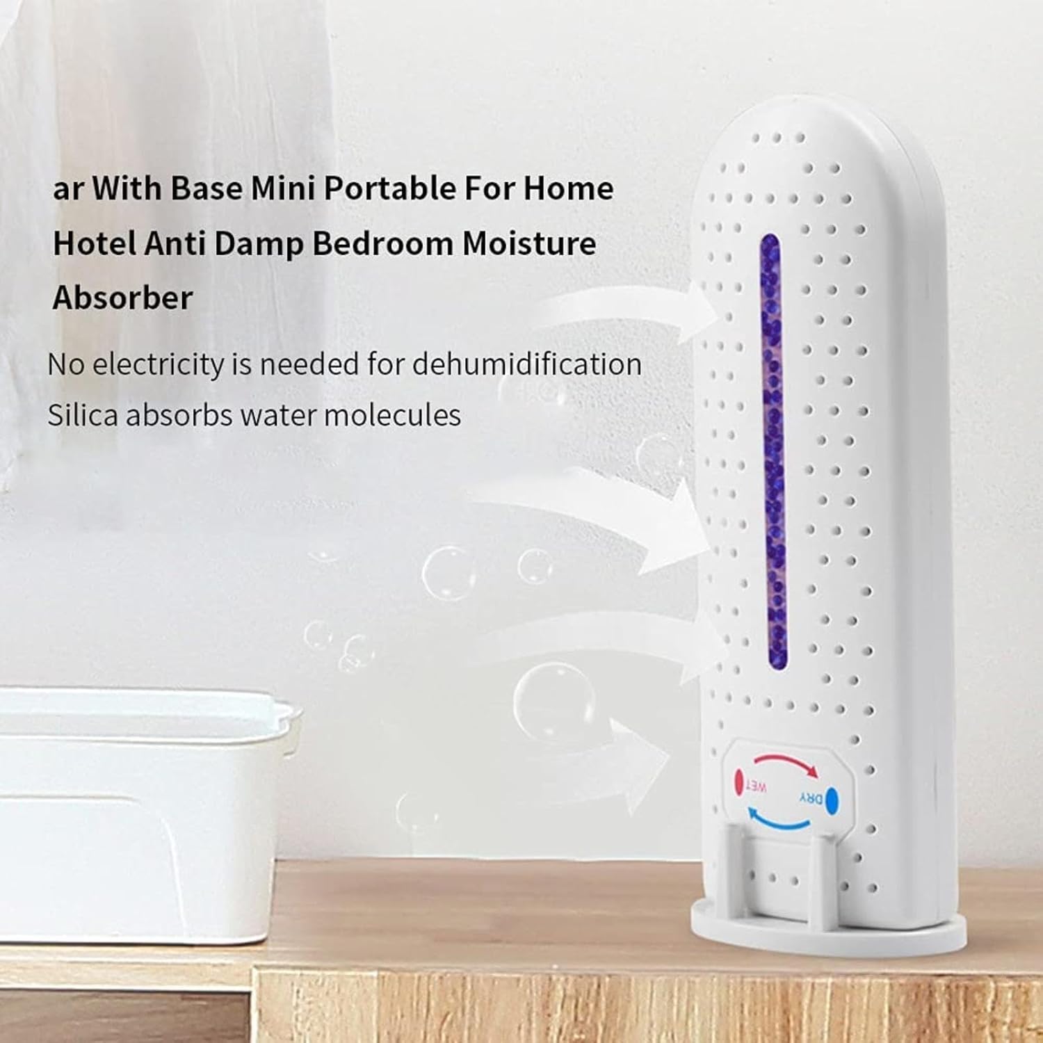 Dehumidifiers For Basements, Closet Dehumidifier Energy Efficient, Renewable Dehumidifiers For Room, For Closed Spaces, Cabinet Andcloset,1PCS