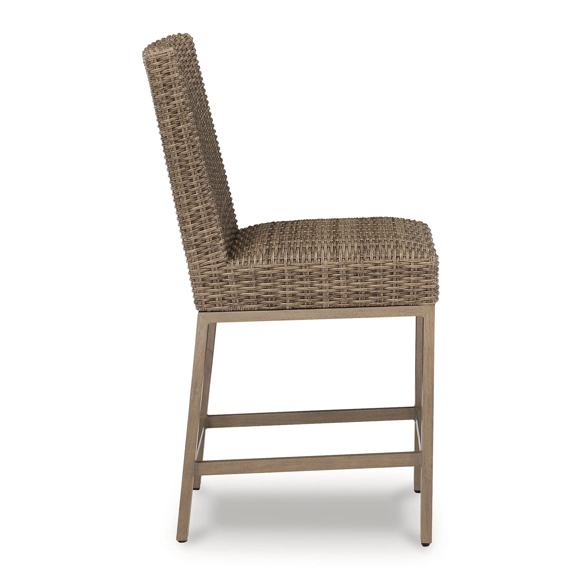 Signature Design by Ashley Walton Bridge Indoor/Outdoor Bar Stool, Set of 2, Driftwood