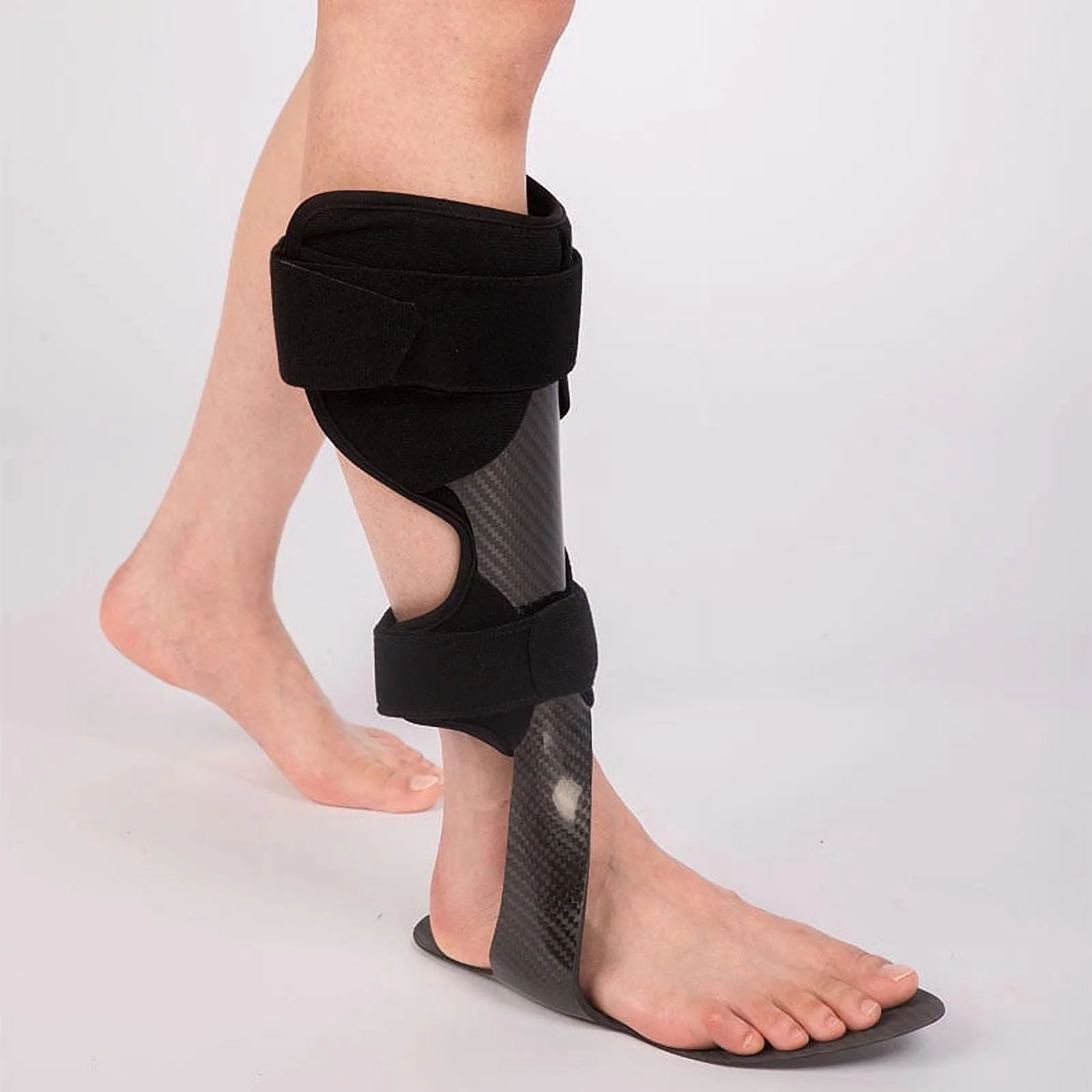 Carbon Fiber AFO Brace Ankle Foot Orthosis AFO Rehabilitator Foot Drop Brace for Drop Foot, Ankle Instability or Limb Spasticity - Curated Treasures Market