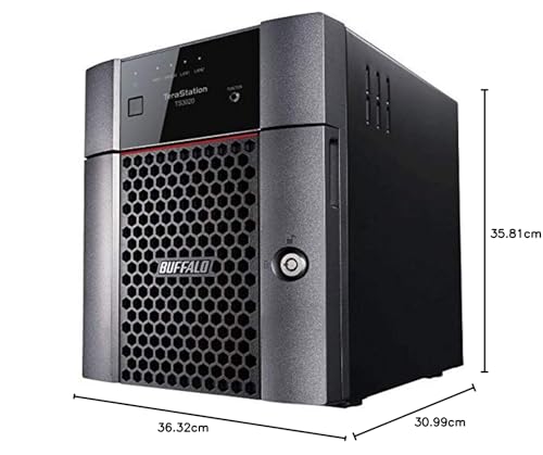 BUFFALO TeraStation 3420DN 4-Bay SMB 16TB (4x4TB) Desktop NAS w/Hard Drives Included Network Attached Storage