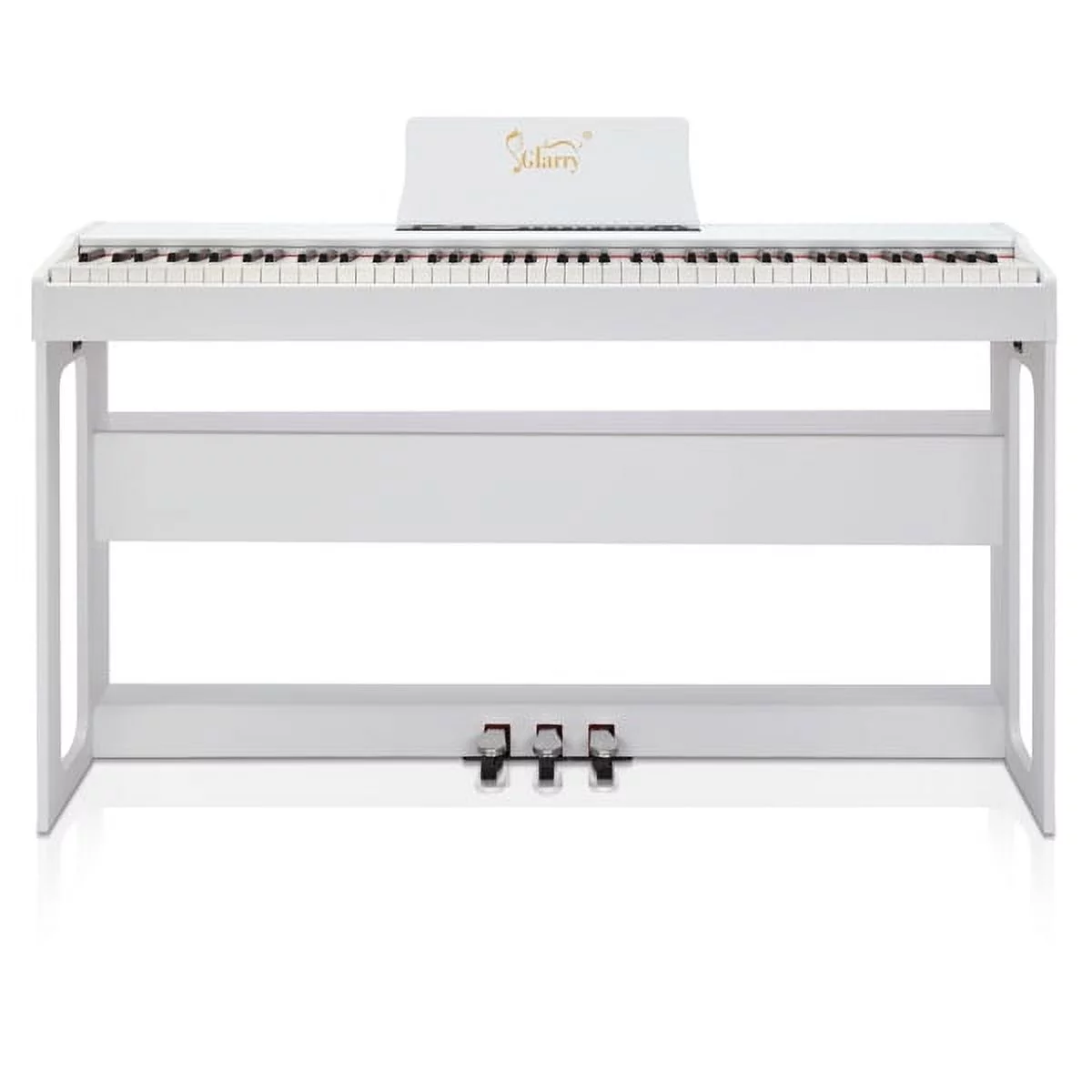 Keyboard Piano, ZPL 88 Keys Full Weighted Keyboards Digital Piano with Stand, Power Adapter, Triple Pedals, Headphone, for All Experience Levels