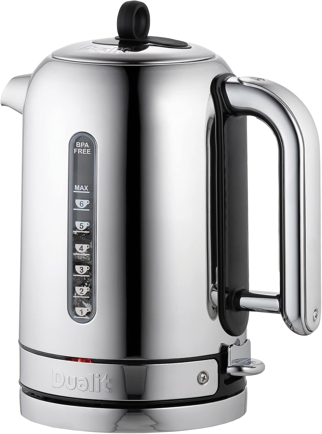 Dualit 2 Slice Toaster and 1.7L Kettle Bundle - Chrome Toaster, Polished Stainless Steel Kettle with Black Trim
