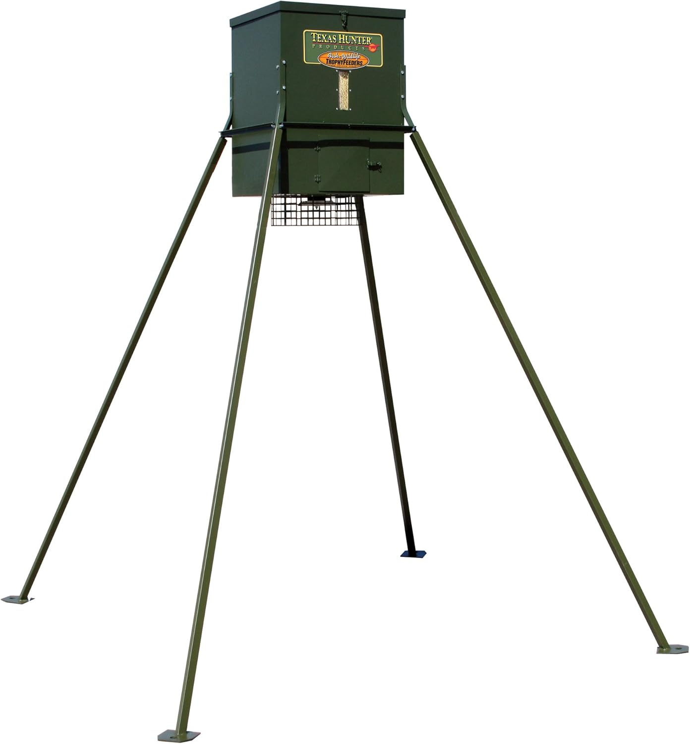 Wildlife & Deer Feeder w/ 8-Foot Heavy-Duty Extension Legs - 300 lb. Corn Capacity - Model TF300L8